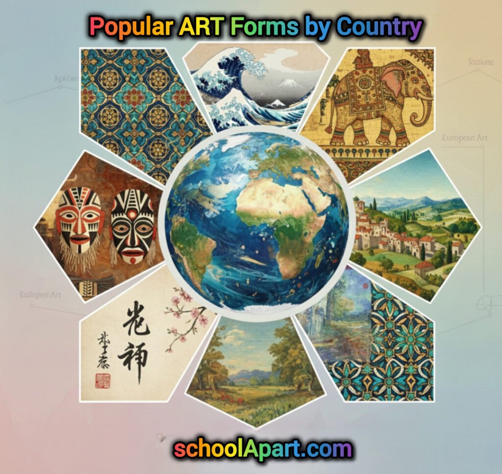 World’s Most Popular Art Forms by Country: A Complete Global Art Guide