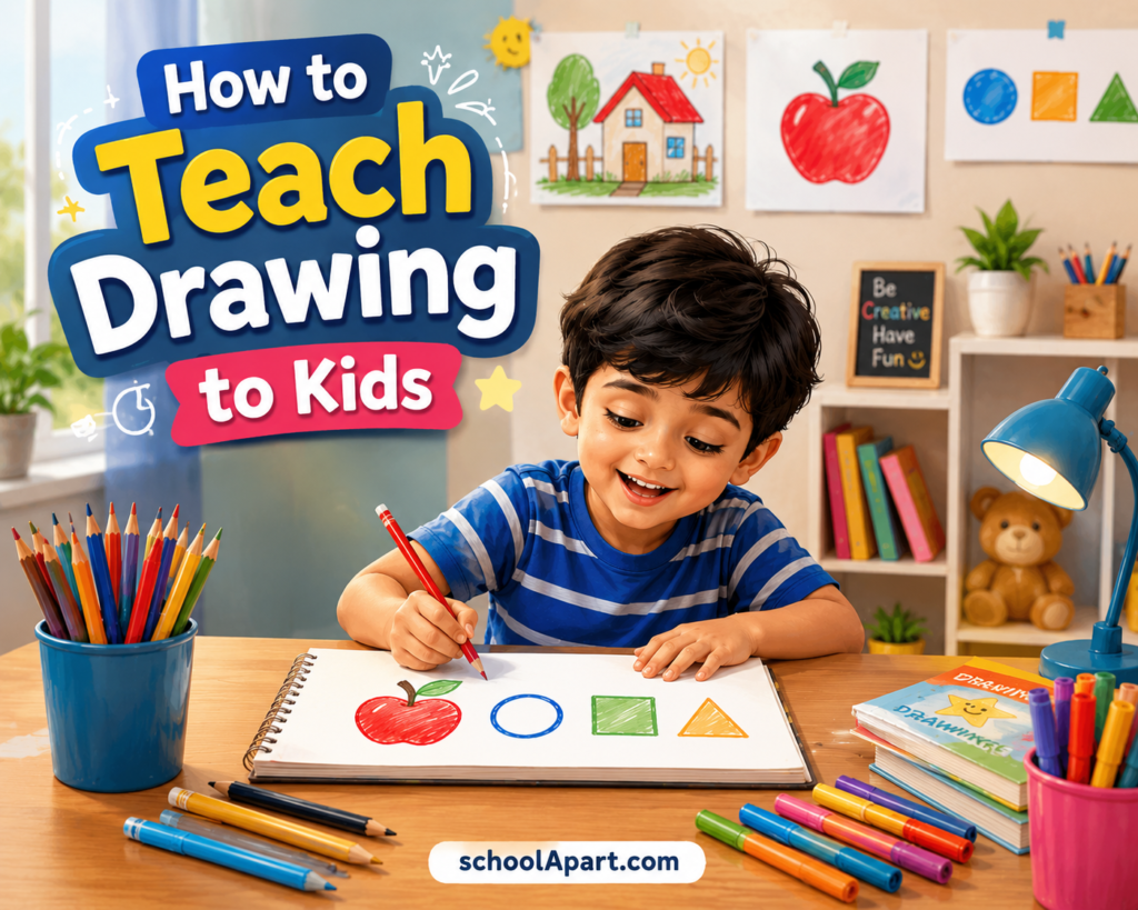 How to Teach Drawing to Kids (Step-by-Step Guide for Parents)
