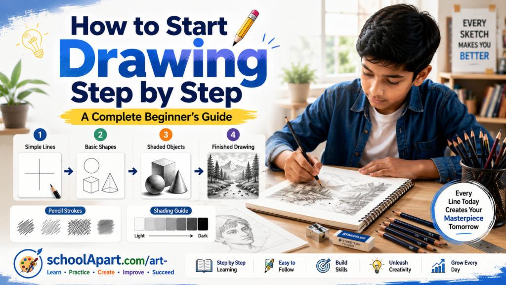 How to Start Drawing Step by Step: A Complete Beginner’s Guide