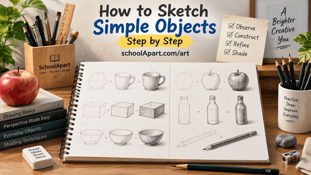 How to Sketch Simple Objects Step by Step: A Beginner’s Guide
