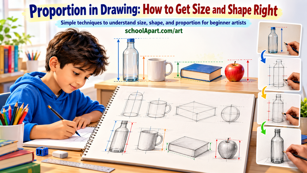 Proportion in Drawing: How to Get Size and Shape Right