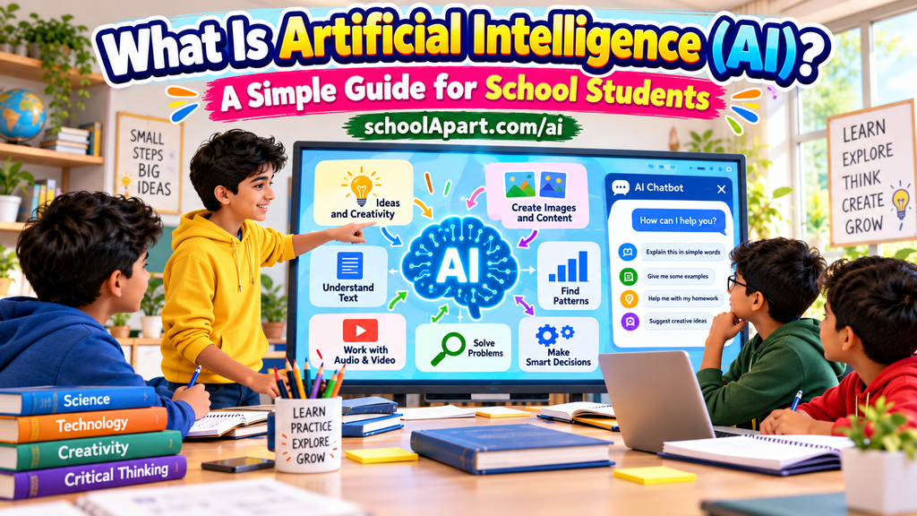 What Is Artificial Intelligence (AI)? A Simple Guide for School Students