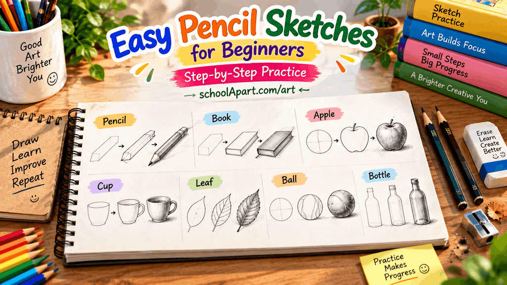 Easy Pencil Sketches for Beginners: Step-by-Step Practice