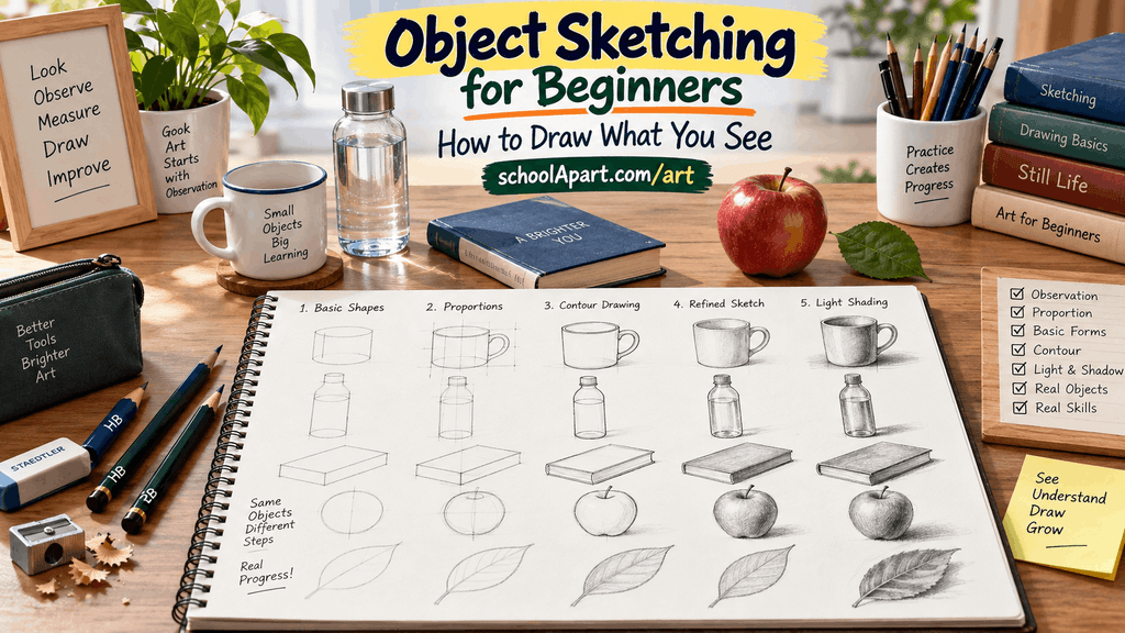 Object Sketching for Beginners: How to Draw What You See