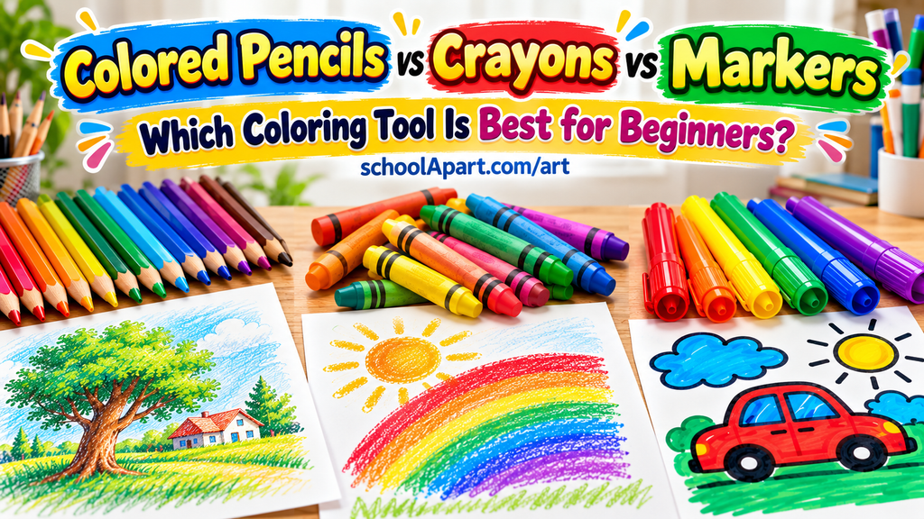 Colored Pencils vs Crayons vs Markers: Which Is Best for Beginners?