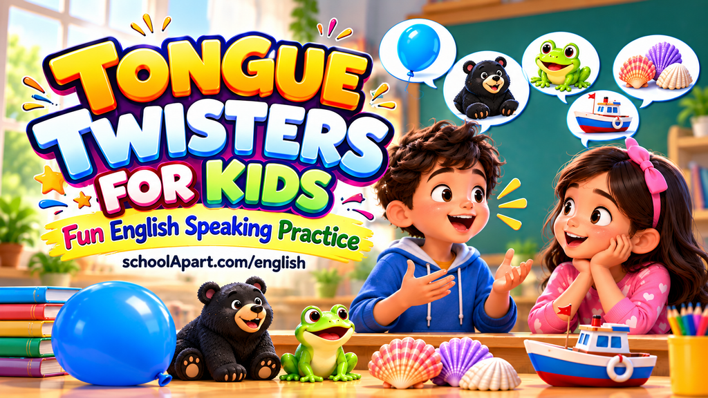 Tongue Twisters for Kids: 30 Fun Examples to Improve Speaking Skills
