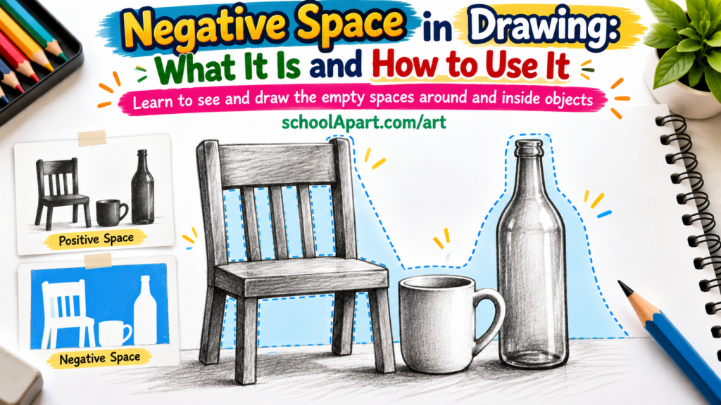Negative Space in Drawing: What It Is and How to Use It