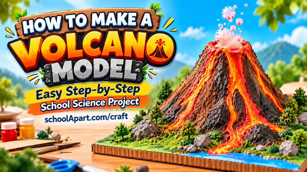 How to Make a Volcano Model for a School Project