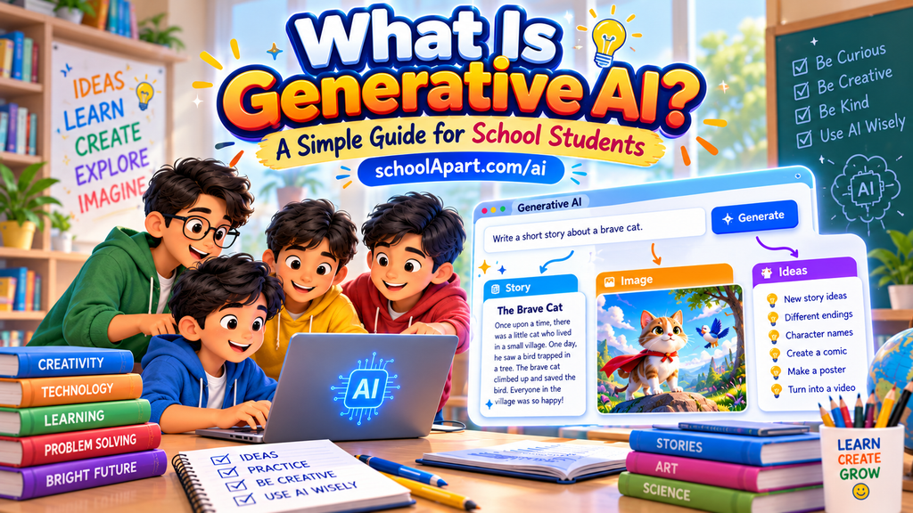 What Is Generative AI? A Simple Guide for School Students